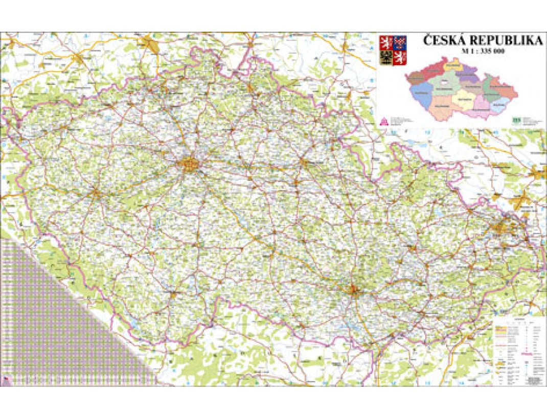 Nástěnná mapa ČESKÁ REPUBLIKA 440